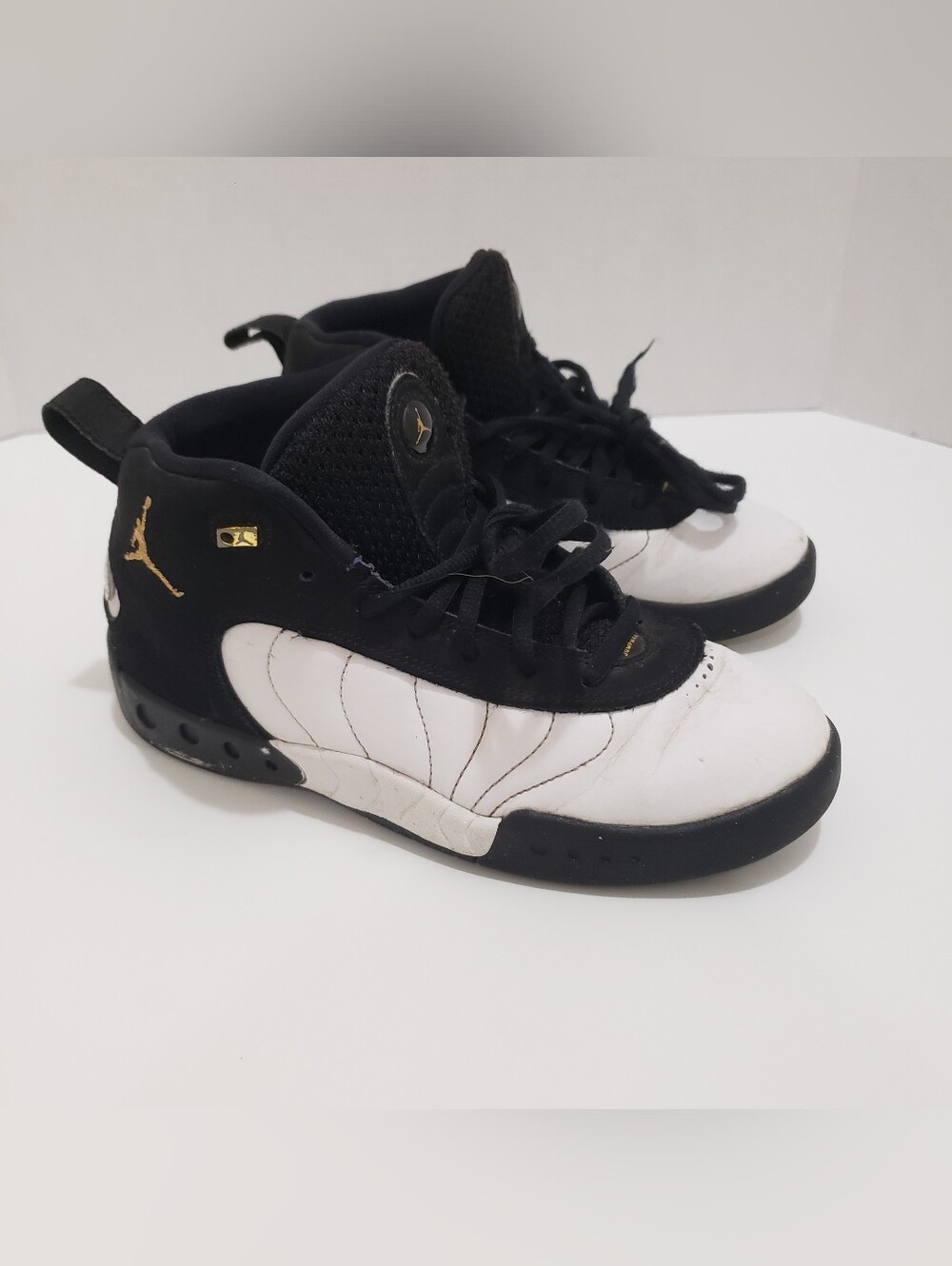 Jordan Jumpman Pro 3Y Kids Black White Metallic Gold DQ8434-071 Basketball Kept